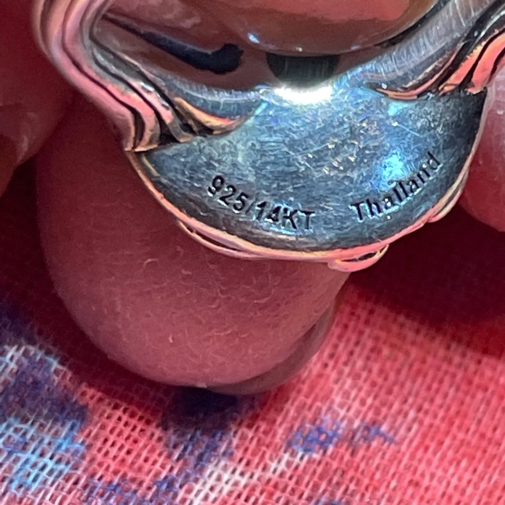 Stephen Dweck Elyse Flowers Ring 925 & 14K - Picture 7 of 11